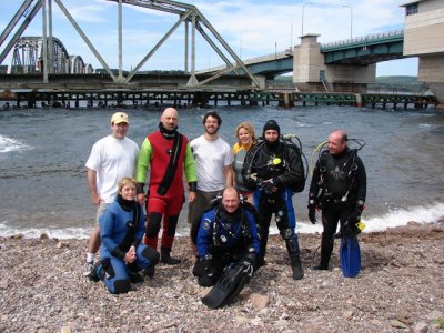 The 2 clubs unite at Grand Narrows for a couple of dives!!!