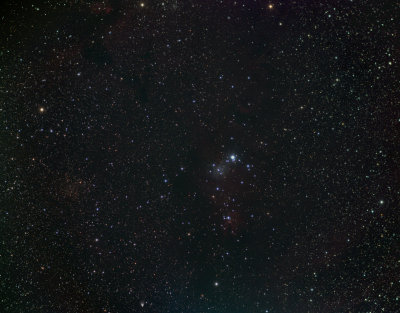 NGC 2264/2261 - The Cone & Hubble's Variable Nebula (HaRGB/QHY9)