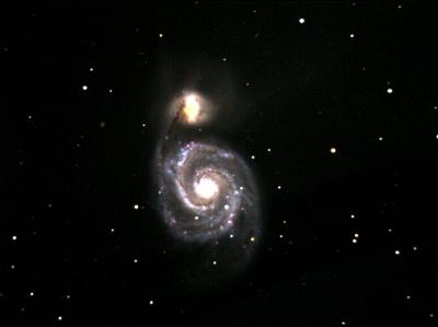 M51 - The Whirlpool Galaxy (color)