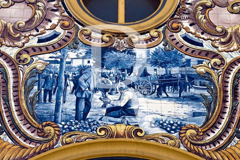 Os Azulejos do Mercado Municipal (MIP), por C. Ramos (Dcada de 30, do Sc. XX)