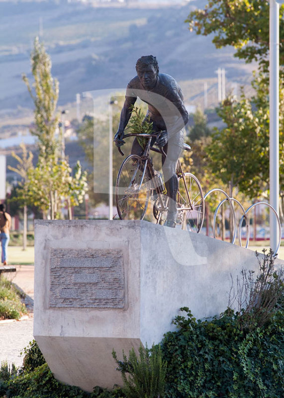 The Monument to the Bicycle Racer Joaquim Agostinho