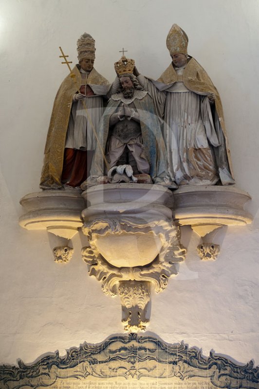 Coroao de D. Afonso Henriques pelo Papa e por So Bernardo de Claraval