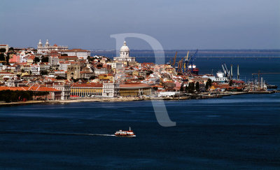 O Tejo e a Baixa de Lisboa