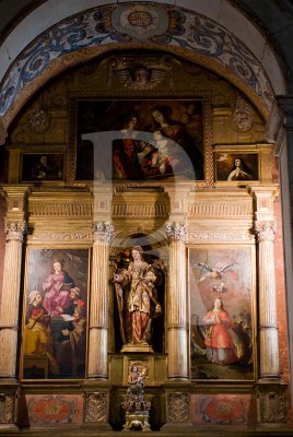 O Altar de Santa Catarina com as Telas de Josefa d'bidos