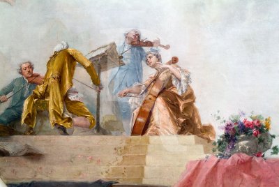 O Quarteto de Beethoven (detalhe) de Jos Malhoa (1903)