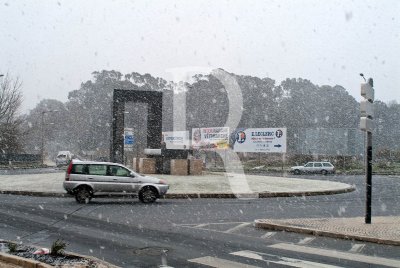 A Porta da Cidade Sob Nevo
