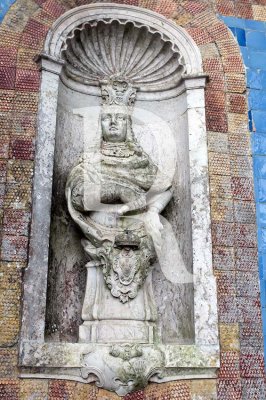 D. João V, no Palácio dos Marqueses de Fronteira