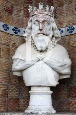 D. Pedro I, no Palácio dos Marqueses de Fronteira
