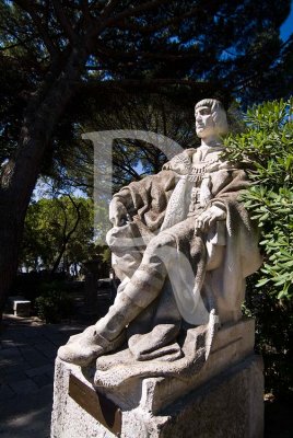 D. Manuel I, no Castelo de São Jorge