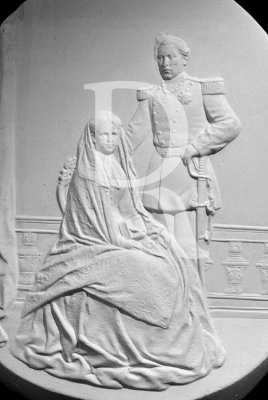 D. Luís I e D. Maria Pia, no Palácio da Ajuda