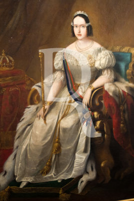 Retrato de D. Maria II, por Maurcio Sendim