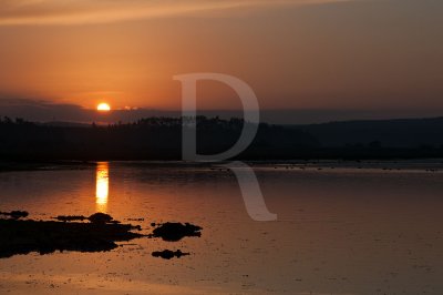 A Lagoa de bidos em 12 de janeiro de 2012