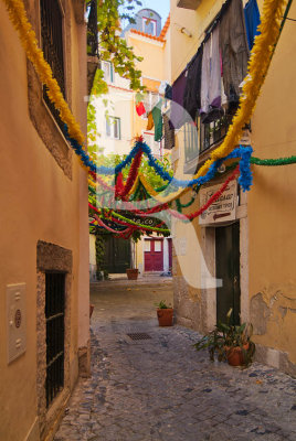 Alfama em 22 de julho de 2012 - Beco do Azinhal