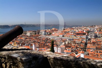 Lisboa, o Castelo e o Tejo