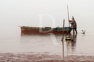 A Lagoa de bidos em 20 de fevereiro de 2012