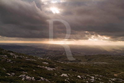 O Entardecer na Serra de Montejunto