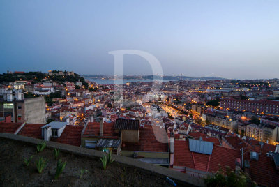 Lisboa Vista da Sra. do Monte