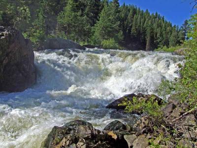 Smokey Boulder Falls on the Little Salmon River