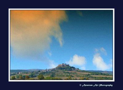 View On Severac Le Chateau