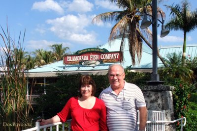 February 2011 - former YN2 Donna Sakis Hildoer and Don in Dania Beach