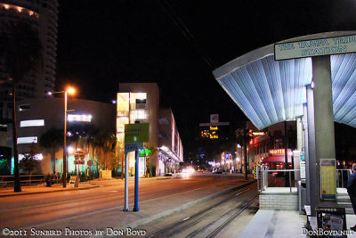 2011 - the Tampa Tribune Station on Tampa's light rail system