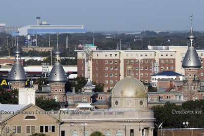 2011 - Tampa International Airport's Air Traffic Control Tower in the background, University of Tampa in the foreground