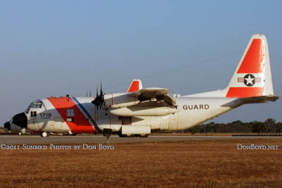 2011 - Lockheed HC-130H #1719 at Coast Guard Air Station Clearwater military stock photo #5597