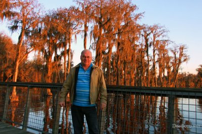 February 2011 - Don Boyd at Banks Lake National Wildlife Preserve in Georgia at sunset