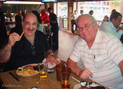April 2011 - Don Mamula and Don Boyd after prime rib dinners and Heineken at the new Miami Lakes Ale House