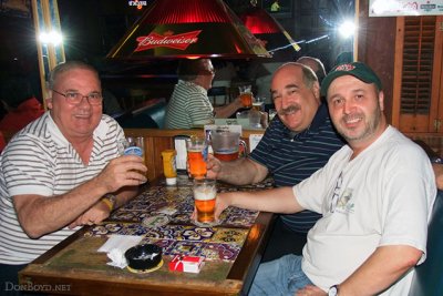 April 2011 - Don Boyd, Don Mamula from Washington State, and Kev Cook at Bryson's Irish Pub