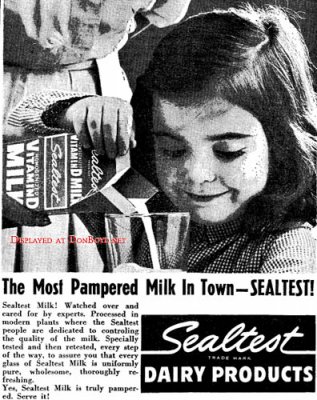 1964 - ad for Sealtest Dairy Products