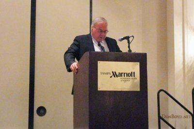 May 2011 - Don Boyd giving a speech to approximately 550 ladies and some husbands at the PEO Florida State Chapter convention