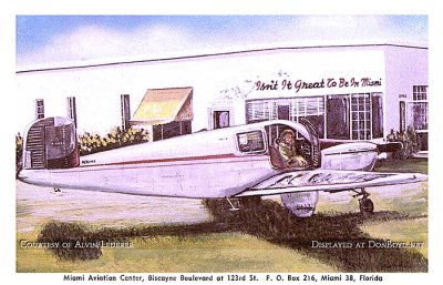 1940's - Miami Aviation Center at Biscayne Boulevard (US 1) and NE 123rd Street, North Miami