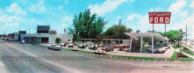 Late 1950's - Cecil Holland Ford at NE 163rd Street and West Dixie Highway, North Miami Beach