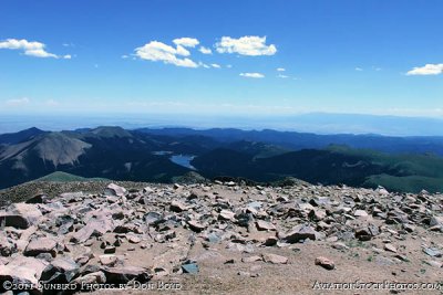 2011 - the view south from the top of Pike's Peak