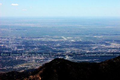 2011 - a view of Colorado Springs from the top of Pike's Peak