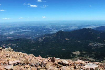 2011 - the southeast view from the top of Pike's Peak