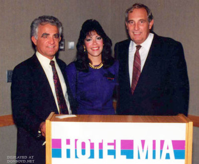Late 1980's - Aviation Director Dick Judy, Marcia Fernandez and Deputy Director George E. Spofford