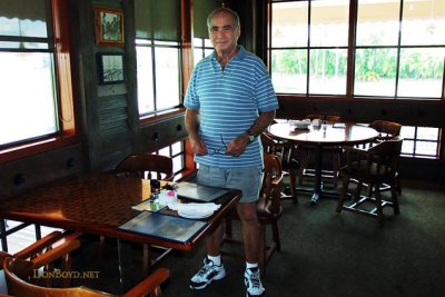 July 2010 - Kenny Grossman before we had lunch at the Islamorada Fish Company in Dania Beach
