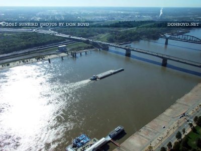 2011 - a view of the Mississippi from the top of the Gateway Arch