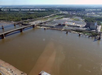2011 - a northeast view of the Mississippi from the top of the Gateway Arch