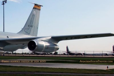 2011 - KC135 on static display and KC-135RE's in the background at Scott Air Force Base
