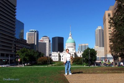 September 2011 - Karen at downtown St. Louis