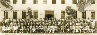 Late 1940's - employees and officers of the Miami Beach Police Department