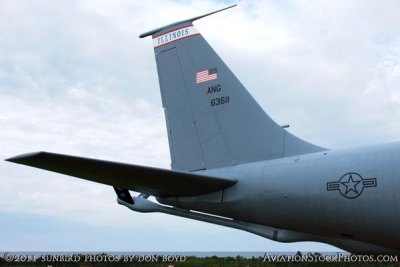 2011 - Illinois Air National Guard Boeing KC-135E Stratotanker #56-3611 at Scott Field Heritage Air Park