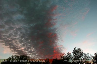 2011 - sunset clouds over St. Louis from the Saint Louis Galleria