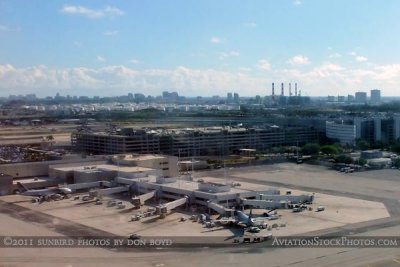 Ft. Lauderdale-Hollywood International Airport viewed from a runway 13 takeoff