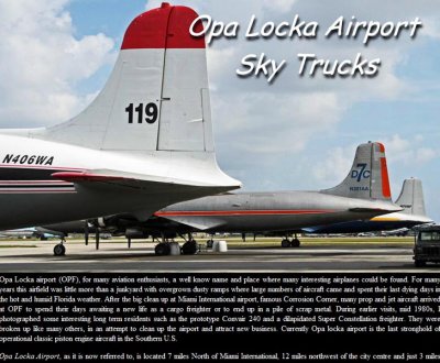 Michael Prophet's aviation website spells Opa-locka incorrectly