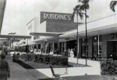 1976 - a westward view at Burdine's at the 163rd Street Shopping Center