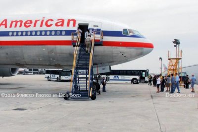2012 MIA Airfield Tour - on Central Base going on American Airlines B777-223/ER N755AN and B767